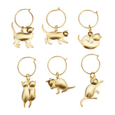 Kitty Cat Glass Charms