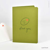 "Olive You" Card