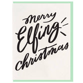 Elfing Christmas Greeting Card