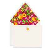 Peach Letterpress Notecards