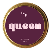 Queen Candle Tin