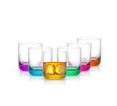Hue Colored Whiskey Tumbler Set