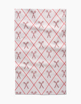 Festive Candy Canes Kitchen Towel