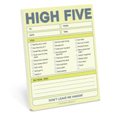 High Five Nifty Note Pad
