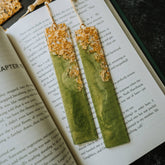 Olive Green & Gold Bookmark