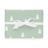 Green Christmas Tree Gift Wrap Roll