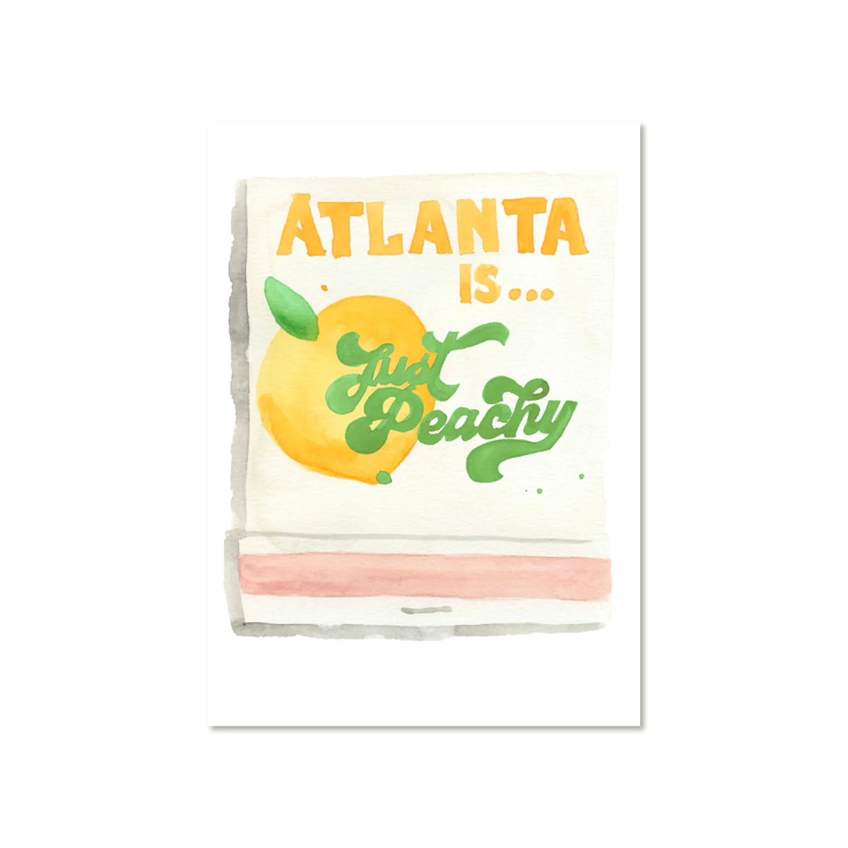 Atlanta Matchbook Print