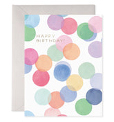 Falling Confetti Birthday Card