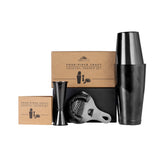 Black Stainless Steel Bar Basics Set