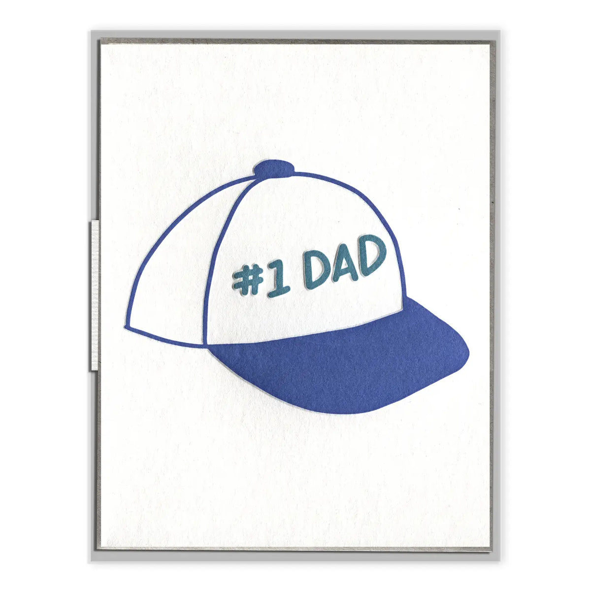 #1 Dad Cap Father's Day Card