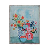 Flower Vase Canvas Wall Hanging
