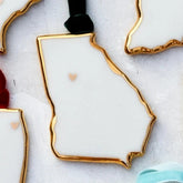Porcelain Georgia Ornament