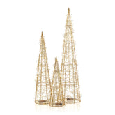 Gold Wire Holiday Trees