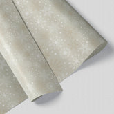 Golden Snowflakes Gift Wrap Sheet