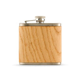 Oak Wrapped Stainless Steel Flask