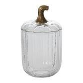 Glass Pumpkin Jar