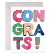Colorful Congrats Card