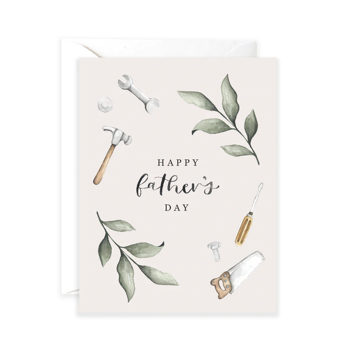 Tool Wreath Father's Day Card