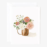Dahlia Bouquet Notecard