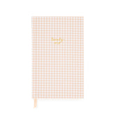 2026 Pink Gingham Small Bound Agenda