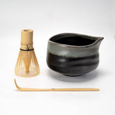 Gray Black Matcha Tea Set