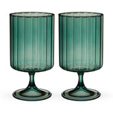 Malachite Stemmed Tumblers