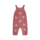 Sweet Bow Embroidered Sweater Knit Baby Jumpsuit