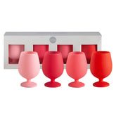 Stemm Silicone Unbreakable Wine Glasses - Caldi Set
