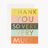 Color Block Thank You Card