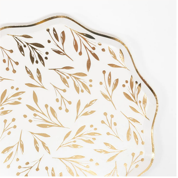 Gold Leaf Side Plates