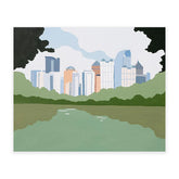 Piedmont Park By The Lake Print