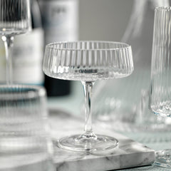 Bandol Fluted Textured Coupe Glass