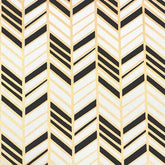 Chevron Cream & Gold Gift Wrap Sheet