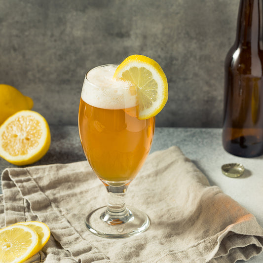 The Cowboy Shandy, a whiskey and beer cocktail that's a great summer entertaining cocktail. A refreshing summer cocktail with beer and whiskey.