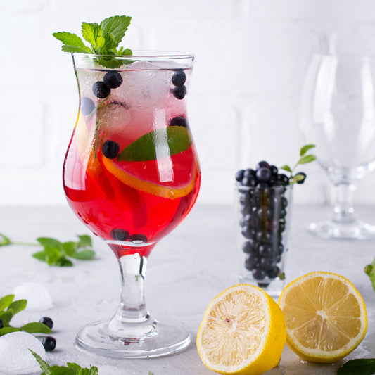 Blueberry Mint Sangria Cocktail Recipe
