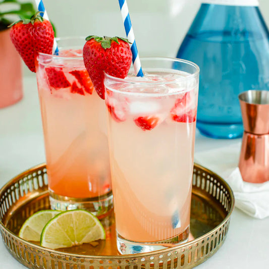 Refreshing summer cocktail, Strawberry Tom Collins Recipe, Gin cocktails