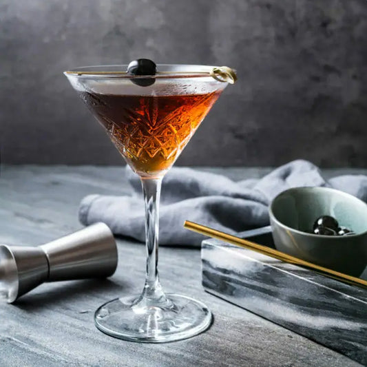 Rob Roy Cocktail Recipe with Blackberry Vanilla Simple Syrup