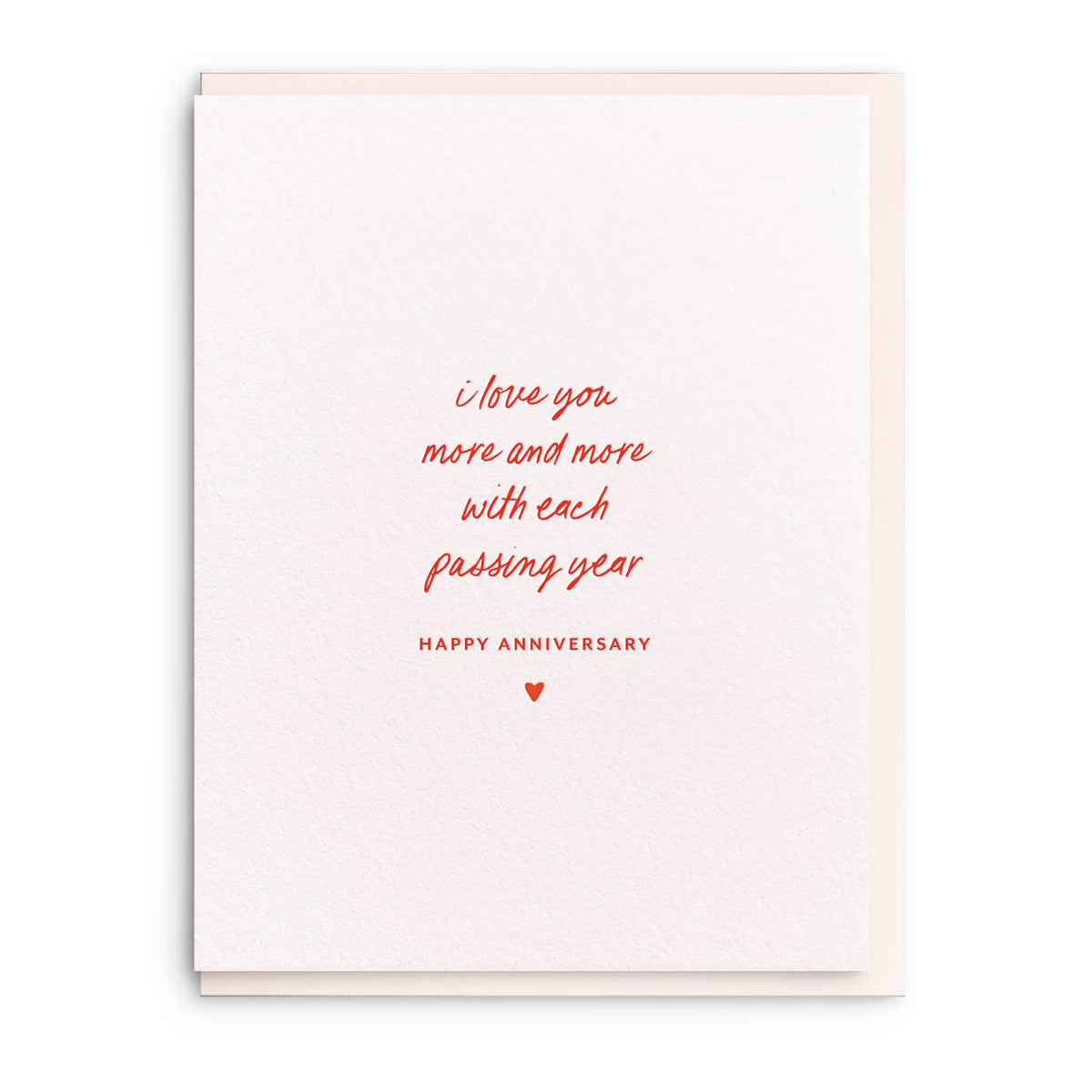 Each Passing Year Anniversary Card