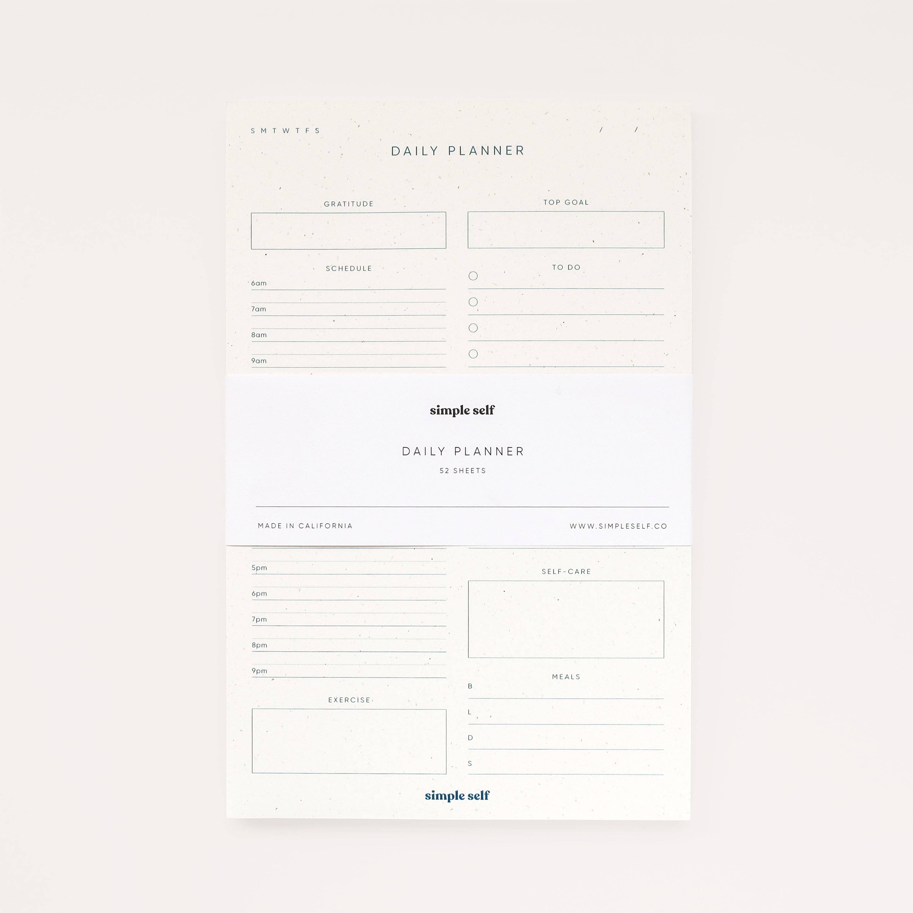 Daily Planner Notepad