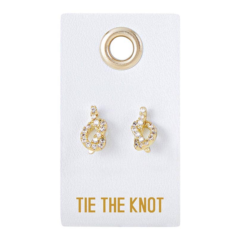 Tie the Knot Stud Earrings