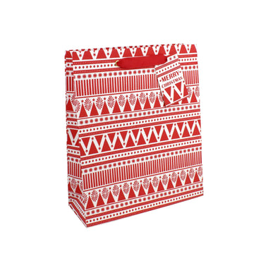 Scandi Fairisile Large Holiday Gift Bag