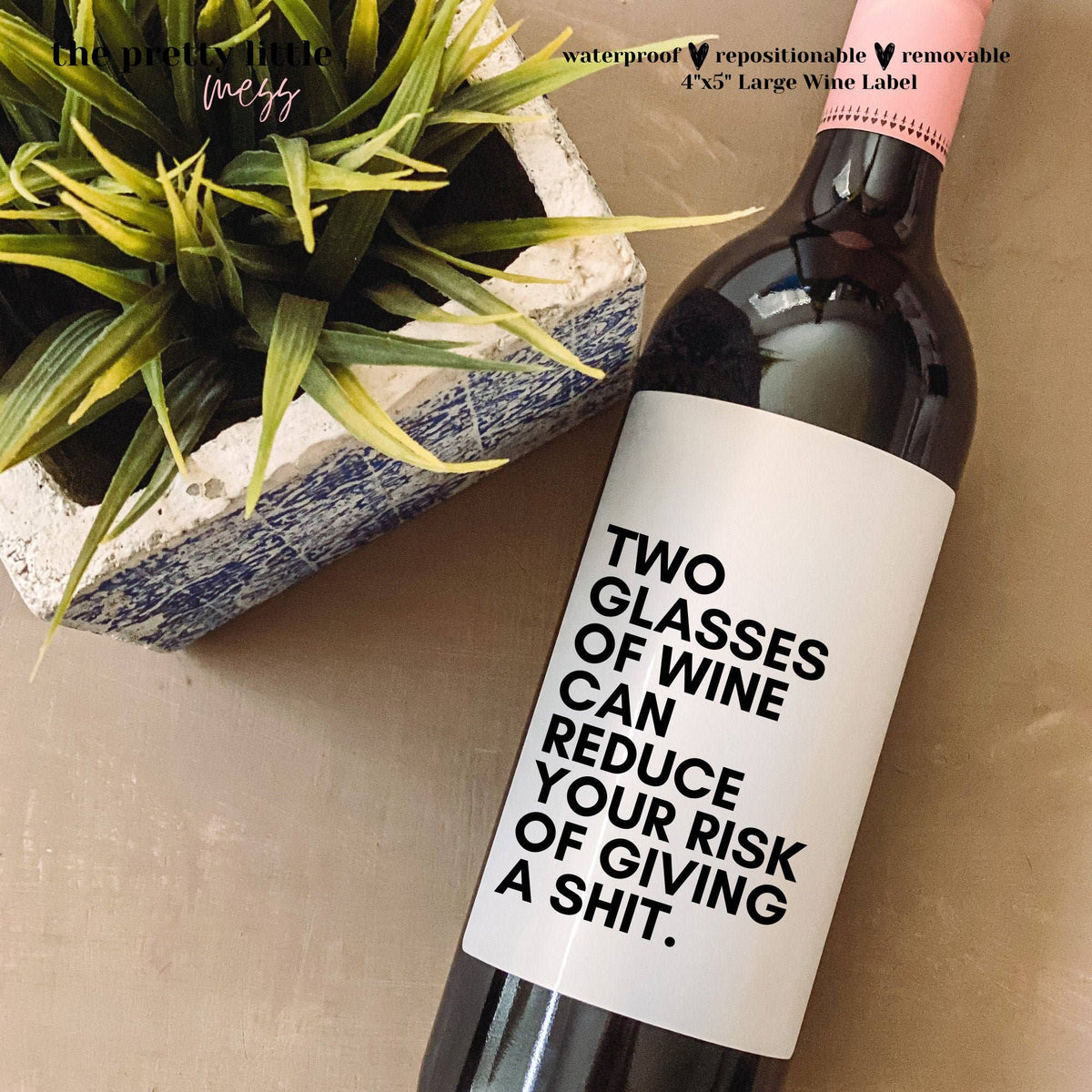 Giving a Shit Wine Label