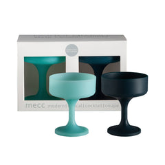 Mecc Silicone Unbreakable Cocktail Glasses - Mist Set