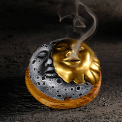 Moon & Sun Face Incense Holder