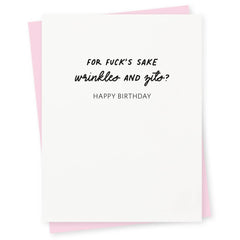 Wrinkles And Zits Birthday Card