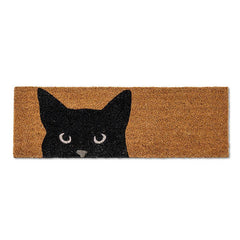 Peeking Cat Balcony Doormat