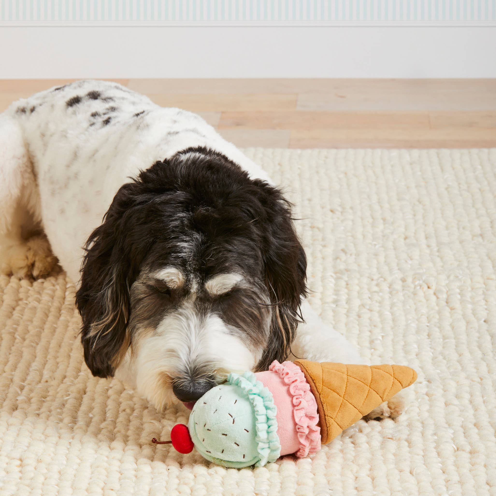 Ice Cream Interactive Snuffle Dog Toy