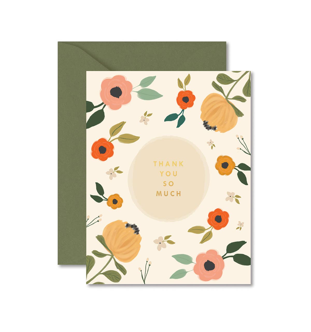 Blooming Thank You So Much Card