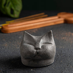 Smiling Cat Incense Stick Holder