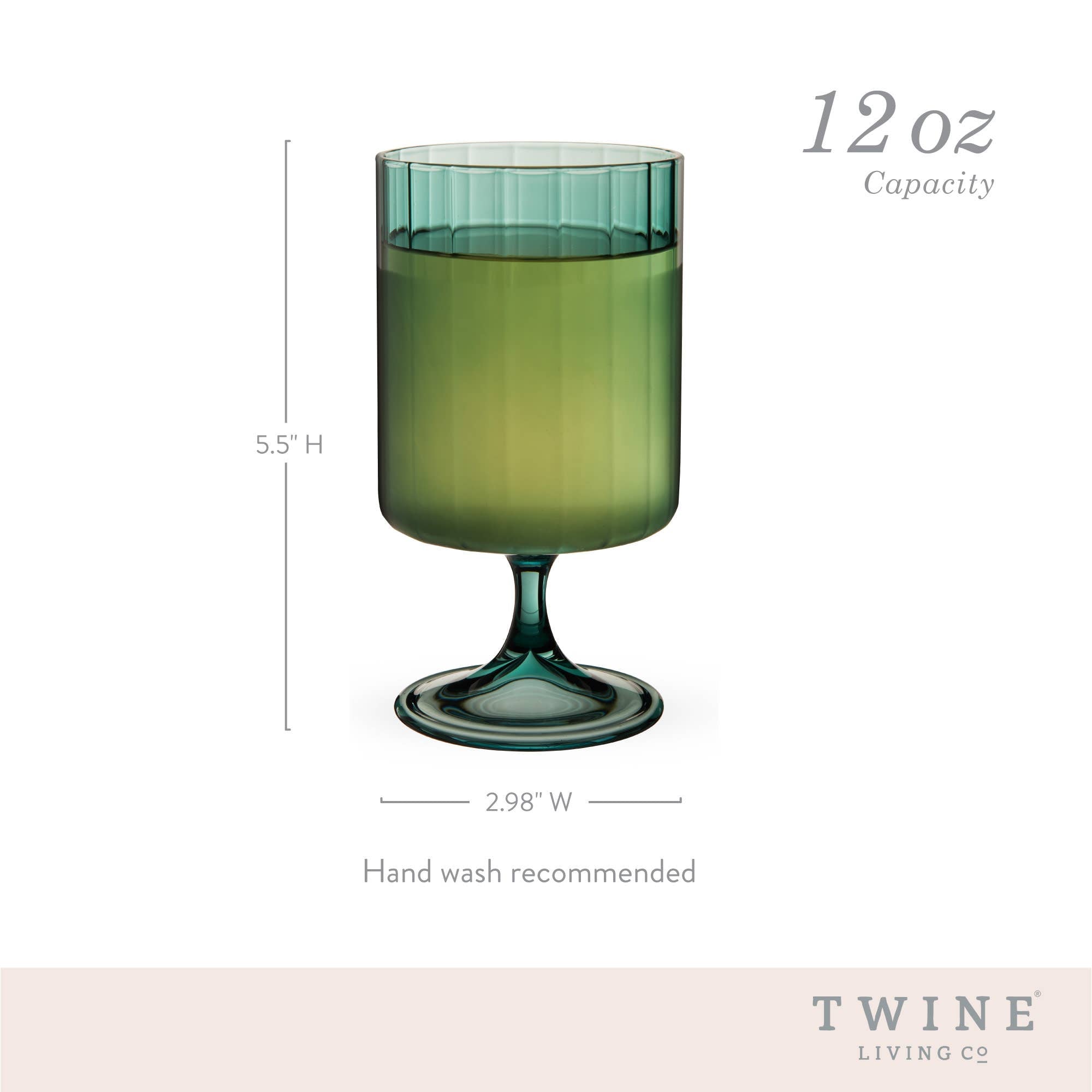 Malachite Stemmed Tumblers